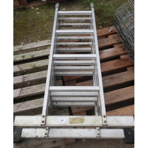 276 - Set of folding scaffolding ladders