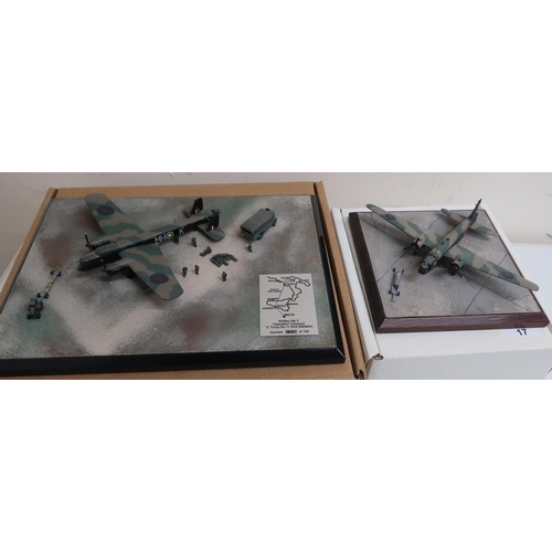 17 - Diverse Images Aircraft Collection hand crafted English pewter model of Whitley MKV 51 Squadron JB T... 
