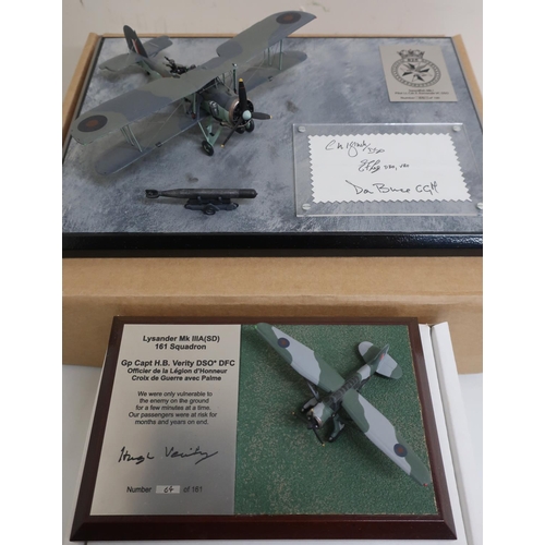 18 - Diverse Images Aircraft Collection hand crafted English pewter model of Fairey Swordfish 825 Squadro... 