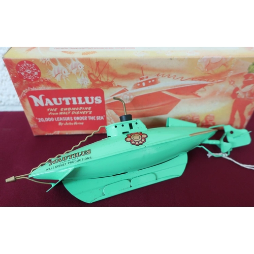 2 - Nautilus clockwork submarine from Walt Disney 20,000 Leagues Under The Sea, by Sutcliffe Pressings L... 