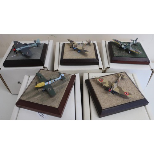 21 - Diverse Images Aircraft Collection hand crafted English pewter model of Tempest 501 Squadron Hurrica... 