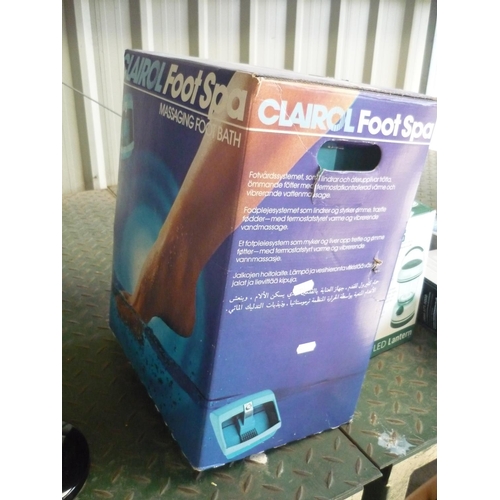 116 - Boxed Carol foot spa