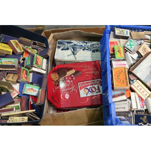 77 - Large collection of various assorted vintage Matchboxes and Matchbox covers