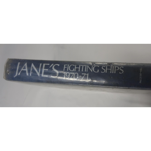 60 - Jane's Fighting Ships 1970 - 71, edited by Raymond V Blackman, blue cloth in plastic sleeve