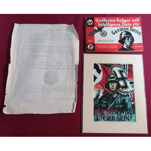 6 - Collection of various WWII military and civil related paperwork and ephemera, including uniforms and... 