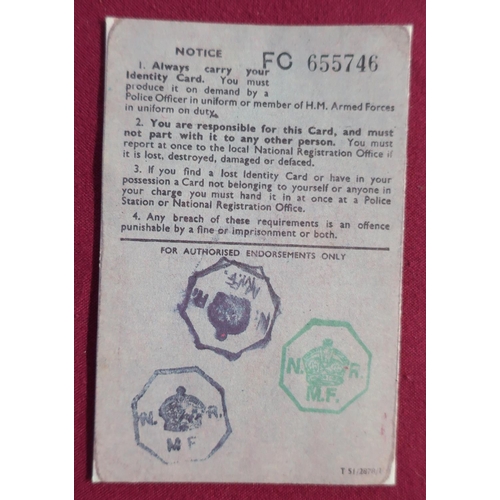 6 - Collection of various WWII military and civil related paperwork and ephemera, including uniforms and... 