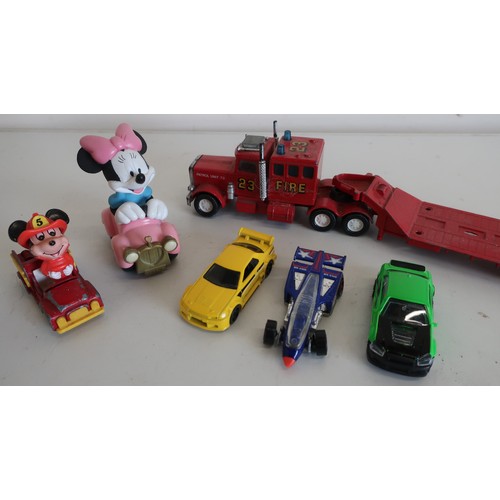 75 - Collection of various scale die-cast toys including tractors, Hot Wheels etc