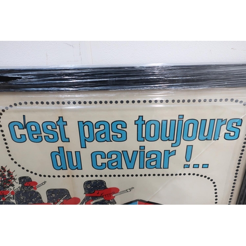 121 - Original 1960s poster for the film C'est Pas Toujours du Caviar!.. starring O W Ficher, Jean Richard... 