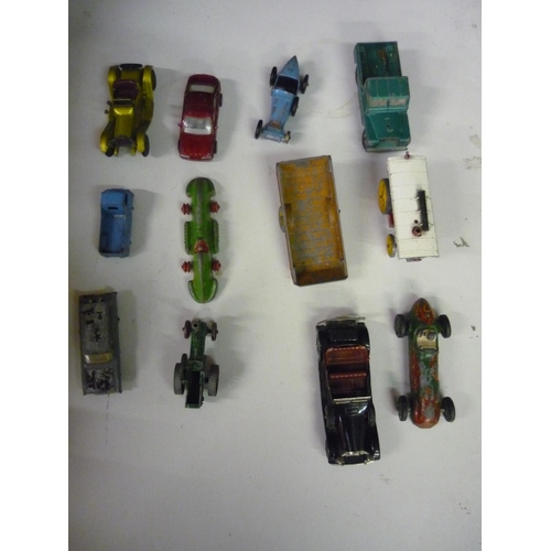 85 - Collection of Lledo, Corgi, unboxed diecast model vehicles incl. Dinky Speed of the Wind etc, in two... 