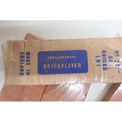 76 - Collection of Spear Brickplayer bricks and a suitcase