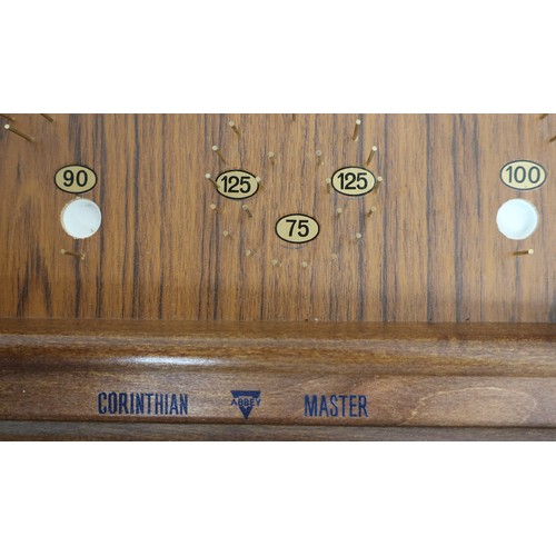 253A - Wooden Bagatelle board Corinthian Master (71cm x 35cm)