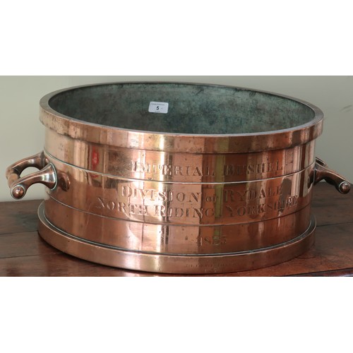 5 - An Official Imperial Bushel Measure engraved to the front 