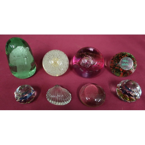 4 - Victorian moulded glass dump paperweight, a Caithness 