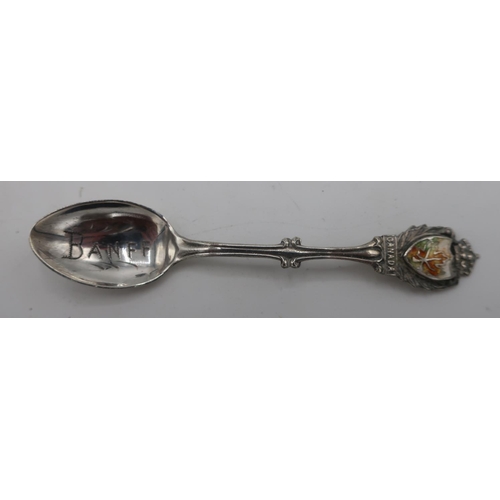 9 - Hallmarked silver ink well, Birmingham 1915, a silver capstan ink well with inlaid tortoiseshell lid... 