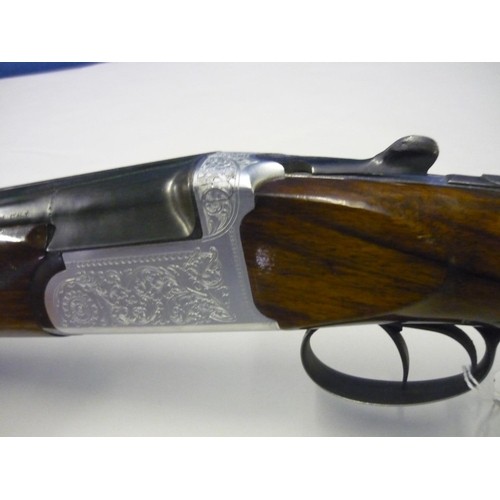 1005 - Contenta 12 bore over & under shotgun with 27 1/2 inch barrels and 14 1/4 inch pistol grip stock, se... 