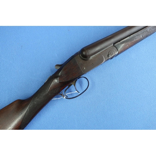 1007 - BSA 12 bore side by side shotgun with 30 inch barrels, serial no. 14129 (shotgun certificate require... 