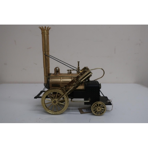 122 - Waco radio modeled as George Stephenson's rocket (22cm x 24cm)