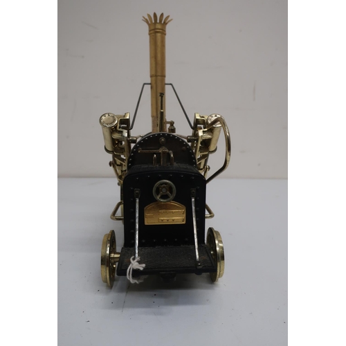 122 - Waco radio modeled as George Stephenson's rocket (22cm x 24cm)