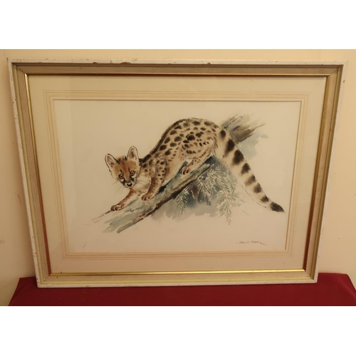 42 - Eileen A Soper (1905-1990): 'Genet', watercolour, signed, 37cm x 55cm, with Mall Galleries Society o... 