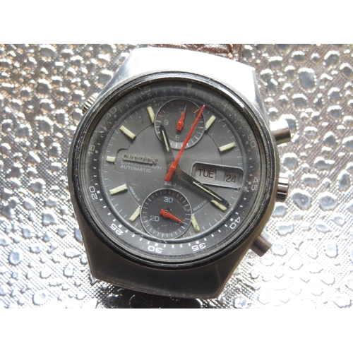 570 - A Citizen Japanese domestic market automatic chronograph wristwatch with day and date, stainless cas... 