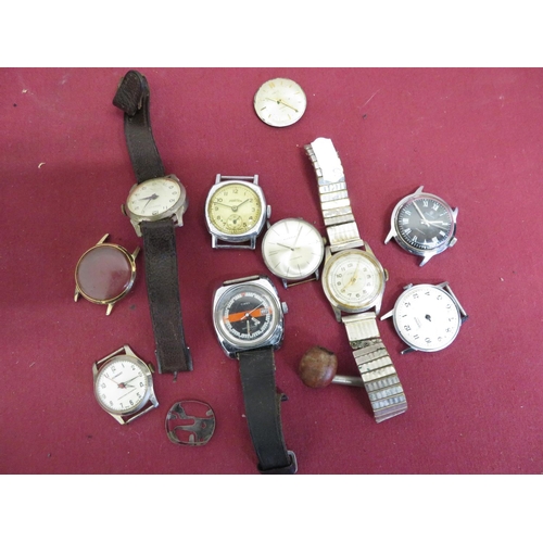 619 - 1960's Timex wristwatch, chromium plated case with date indicator, Aviation hand wound wristwatch. C... 