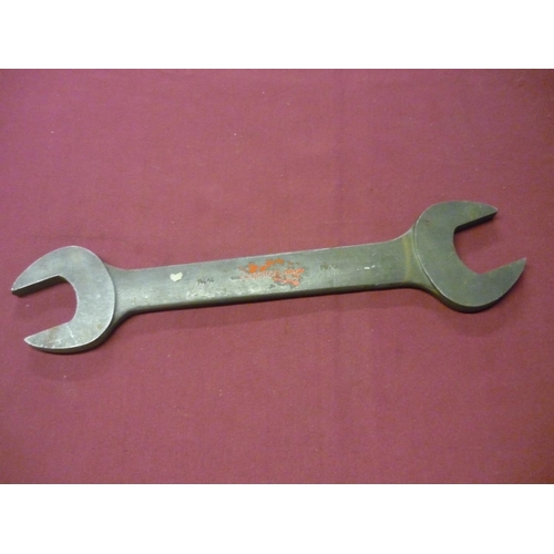 42 - Large British military issue spanner 83 broad arrow mark 9106010Z6494, made in Bristol, England 1 an... 