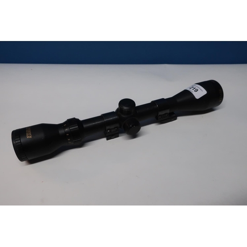 219 - 3-10 x 44 Hawke mil dot Reticle, 22mm Weaver Mounts rifle scope