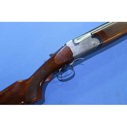 625 - Zoli 12 bore over & under ejector shotgun with 28 inch barrels and 14 inch pistol grip stock, choke ... 