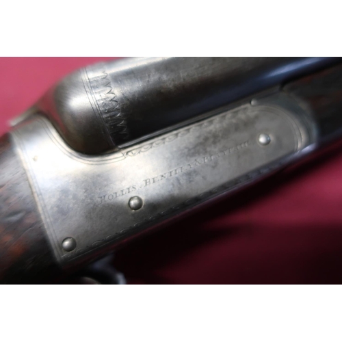 707 - James Carr & Sons Saint Mary's Row, Birmingham 20B side by side shotgun, with 27 inch barrels, and 1... 