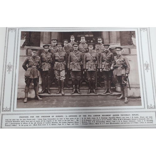 151 - Set of four leather bound volume of the illustrated war news