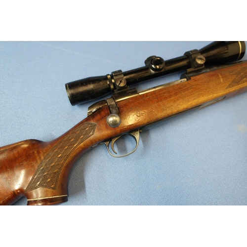 565 - BSA .22/250 bolt action rifle, fitted with scope, serial no 15R1846 (section one certificate require... 