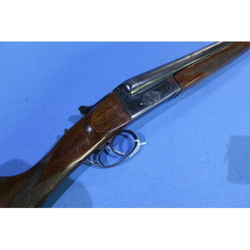 716 - Zabala 20 bore side by side shotgun with 28 inch barrels serial no. 192533 (Shotgun certificate requ... 