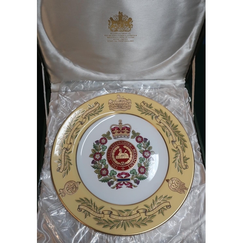 77 - Three boxed Mulberry Hall of York limited edition regimental commemorative plates for the Gloucester... 