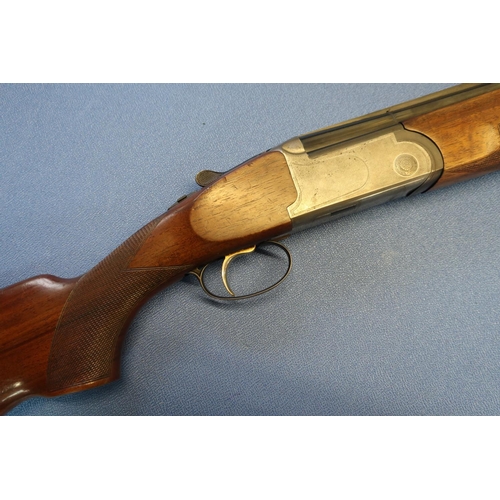 638 - Lincoln 12B over and under ejector shotgun, with 30 inch barrels with top and centre vented ribs, ch... 