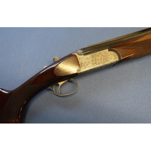 639 - Medallist 12B over and under ejector shotgun with 28 inch barrels, with raised top vented rib and ce... 