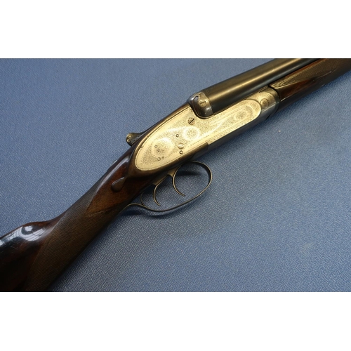 700 - Cased J Purdey & Sons 16B side by side sidelock ejector shotgun, with 28 inch barrels, 2 3/4 inch ch... 