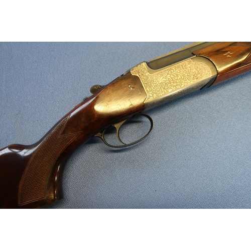 711 - Bruno Italian 20B over and under ejector shotgun, with 27 1/2 inch barrels with top and centre vente... 