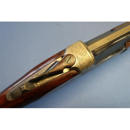 711 - Bruno Italian 20B over and under ejector shotgun, with 27 1/2 inch barrels with top and centre vente... 