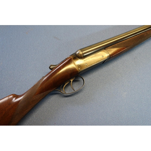 715 - Westley Richards & Co 16B side by side ejector shotgun, with 26 inch barrels, choke IC and IC, 2 1/2... 