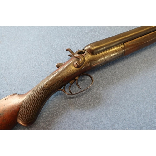 749 - John Driffield 12 bore side by side hammer gun with 30 inch barrels, serial number 38063 (shotgun ce... 