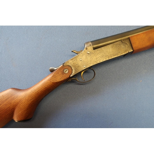 752 - Russian 10 bore single barrel shotgun with 32 inch barrel and pistol grip stock, serial number 61636... 