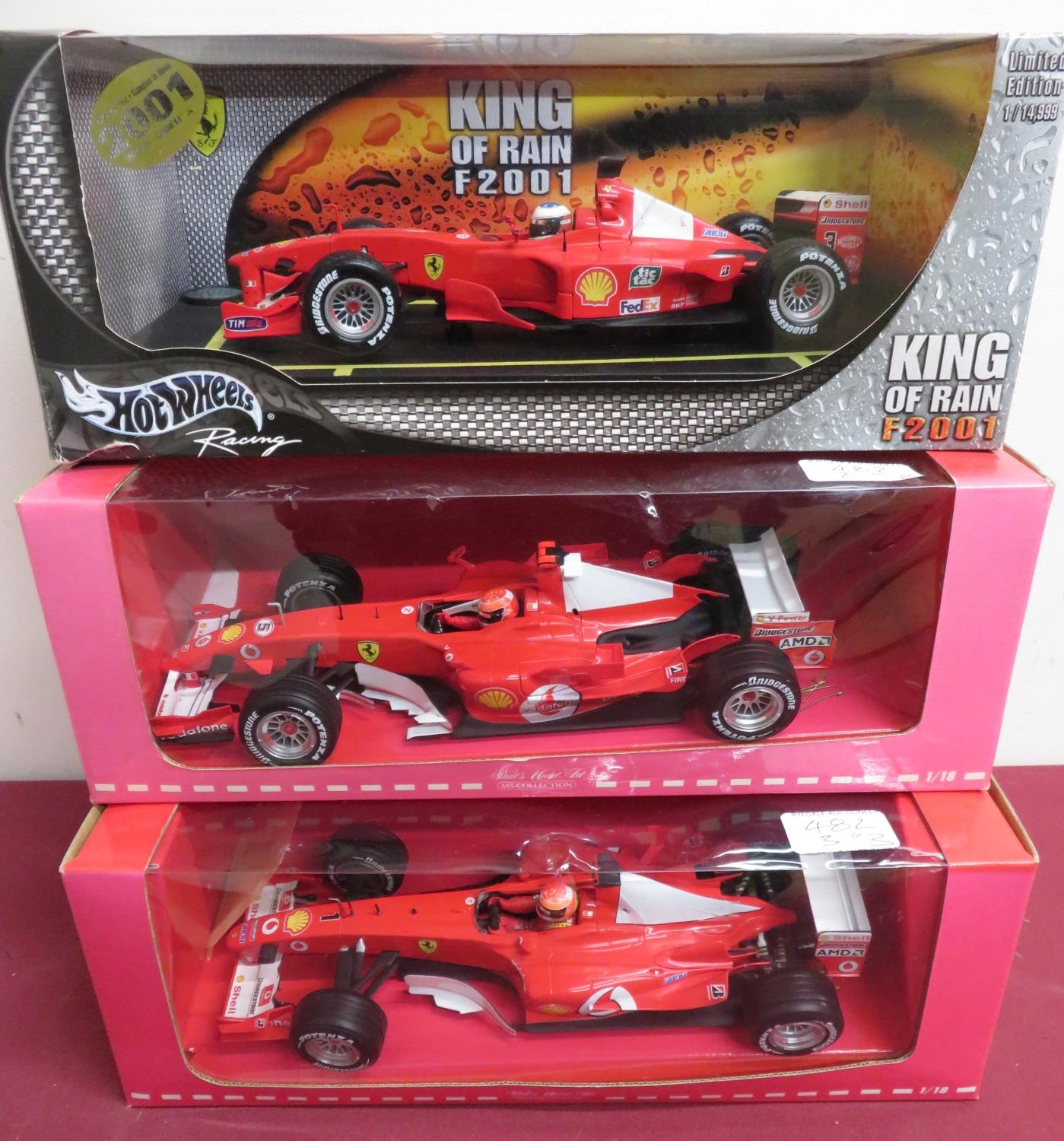 Hot Wheels 1:18 scale model Ferrari's Michael Schumacher