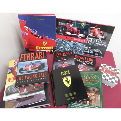 508 - Collection of books relating to Ferrari F1 teams and drivers including Schumacher, Ascari, Mansell, ... 