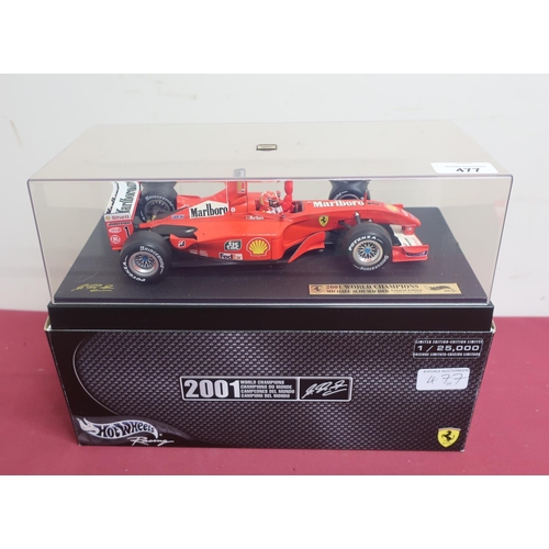 Ferrari F1 2001 WORLD CHAMPIONS 1/18ミニカー Ferrari F1 2001 WORLD CHAMPIONS 1/18ミニカー