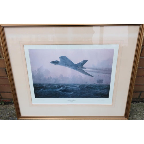 166 - Framed and mounted print 