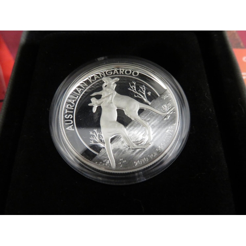 16 - Royal Mint 2014 Lunar Year of the Horse and 2015 Lunar Year of the Sheep, UK One Ounce Silver Proof ... 
