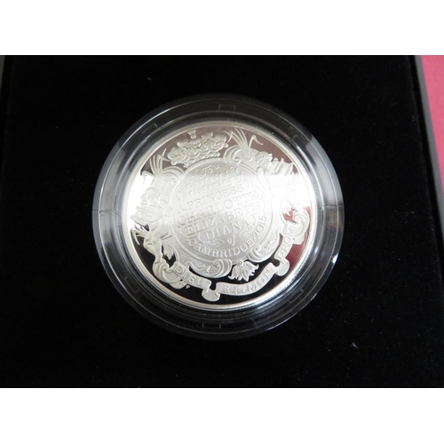 21 - Royal Mint 2015 HRH Princess Charlotte Christening UK £5 silver proof coin, 2014 Glasgow Commonwealt... 