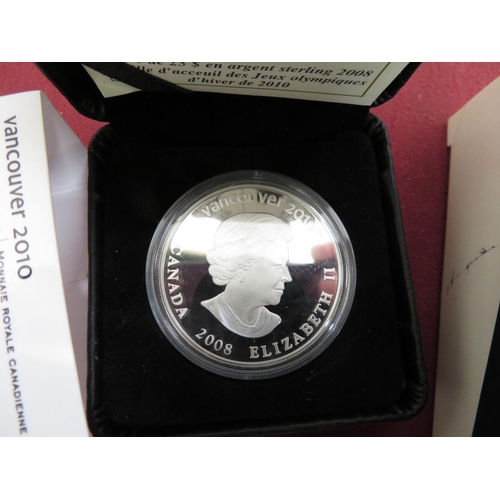 21 - Royal Mint 2015 HRH Princess Charlotte Christening UK £5 silver proof coin, 2014 Glasgow Commonwealt... 