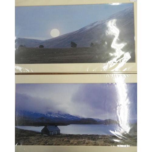 103 - Ken Hammond landscape print, mounted, and five landscape photographs, mounted (6)