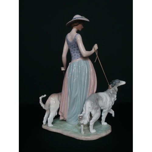 15 - Lladro figurine 010.05802 “Elegant Promenade” in original box, H41cm.